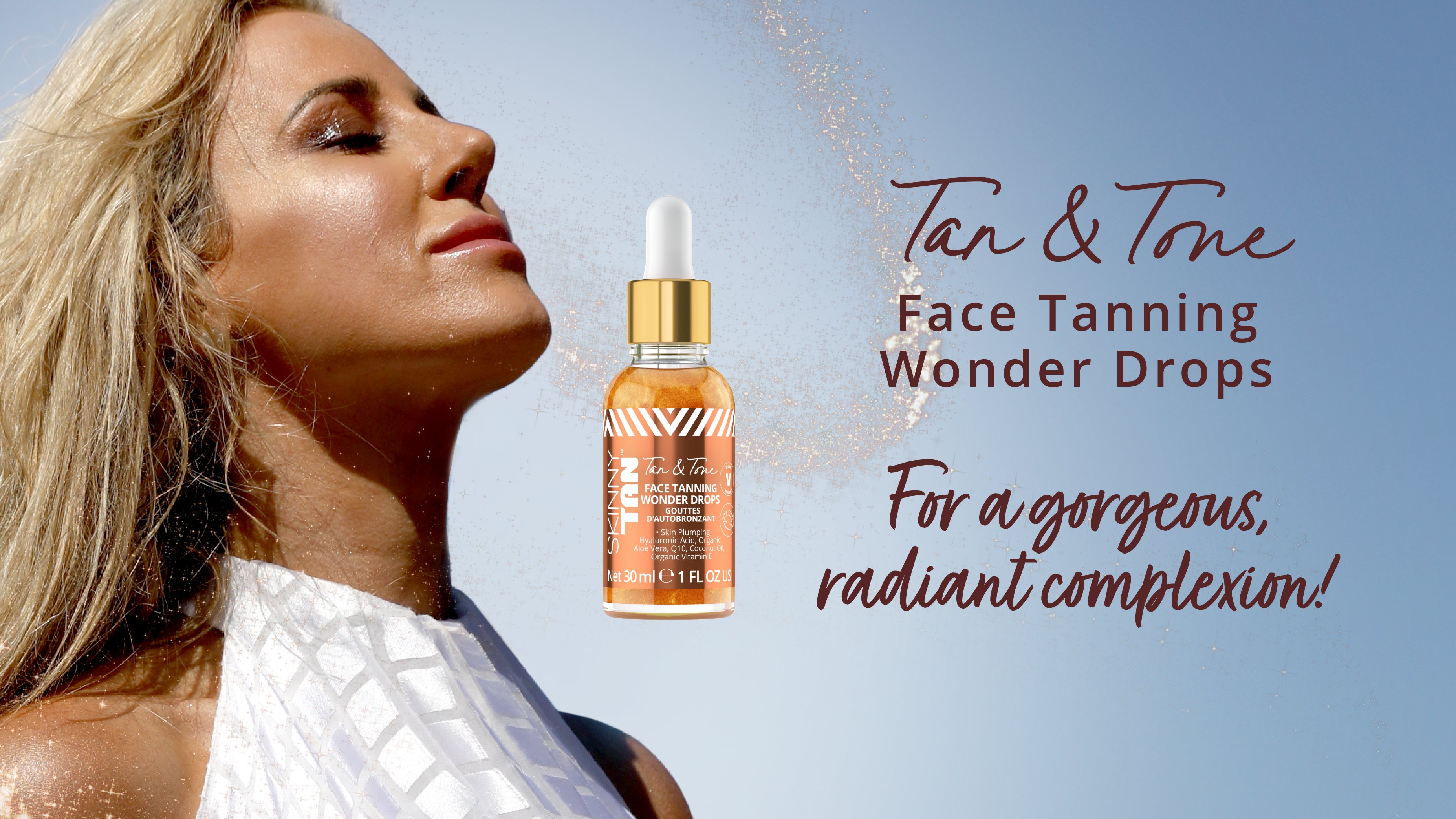 Add A Drop Of Wonder: Tan & Tone Face Tanning Wonder Drops