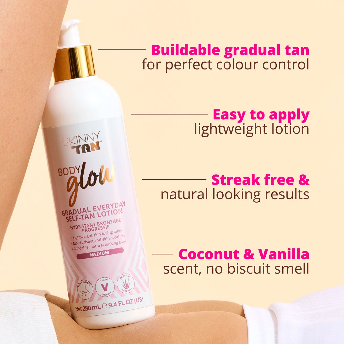 Body Glow Gradual Tanner 280ml