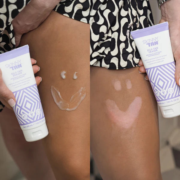 Skinny Tan Tanning Eraser UGC before and after results